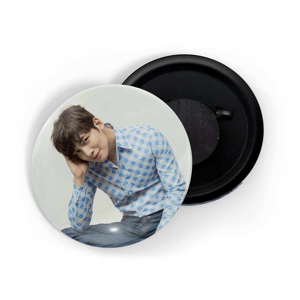 dhcrafts Fridge Magnet K-Drama Korean Actor Multicolour Ji Chang-wook D16 Glossy Finish Design Pack of 1